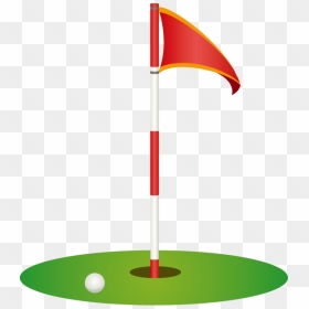 Clipart Golf Flag Banner Freeuse Download 20 Golf Flag - Golf Flag Clipart, HD Png Download - flag pole png