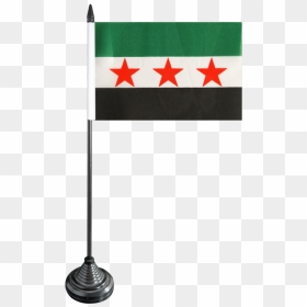 Syria 1932-1963 / Opposition Free Syrian Army Table - Flag, HD Png Download - flag pole png
