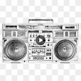 Part 1 By Fullmixx Show - Boombox, HD Png Download - boombox png