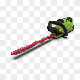 Hedge Trimmers , Png Download - Greenworks Tools 2200907 Hedge Trimmer, 40 V, Green, Transparent Png - hedge png
