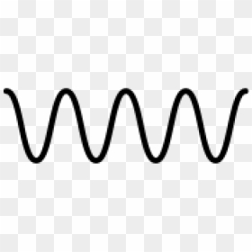 Wavy Line - Line Art, HD Png Download - wavy line png