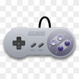 Nintendo Video Game Consoles Clipart Image Freeuse - Super Nintendo Entertainment System, HD Png Download - video game controller png