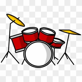 Club Penguin Rewritten Wiki - Drums Clipart, HD Png Download - drums png