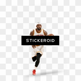 Lebron James Running - Dribble Basketball, HD Png Download - lebron png