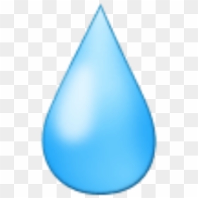 #drop #water #emoji #singledrop #blue #gota - Drop, HD Png Download - water emoji png
