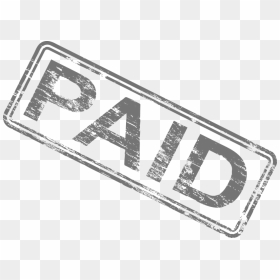 Thumb Image - Black Paid Stamp Png, Transparent Png - paid png