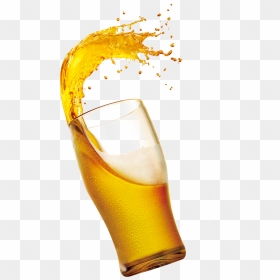 Apple Drink Juice Beer Splash Orange Clipart - Beer Splash Png, Transparent Png - alcohol png