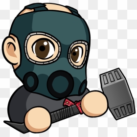 New Twitch Emotes @rainbow6gamepic - Gas Mask Emote, HD Png Download - twitch emotes png