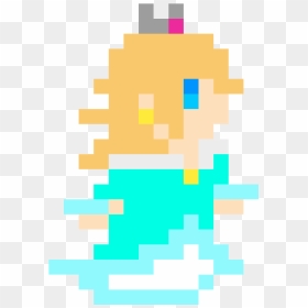 Rosalina Pixel Art, HD Png Download - pixel png