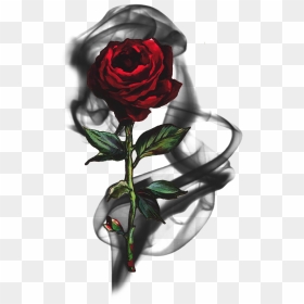 #rose #smoke #blackrose #rosesmoke #flowersmoke - Black Red Rose Png, Transparent Png - black rose png