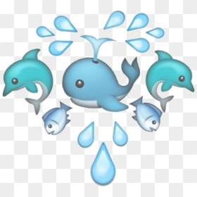 #water #emoji #blue - Png Tumblr Emojis Blue, Transparent Png - water emoji png