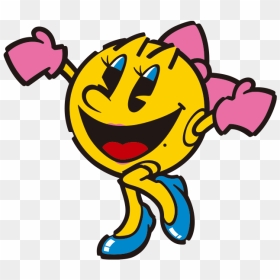 1794 Ms Pac Man Supporting - Pac Man, HD Png Download - pac man png