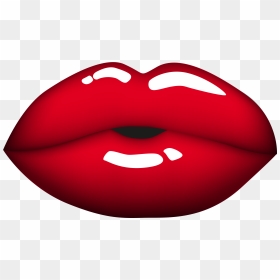 Transparent Smile Clip Art - Red Lips Clipart Png, Png Download - cartoon mouth png