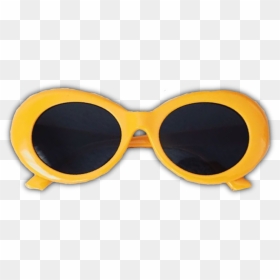 #clout #cloutgoggle #glasses #sunglasses #yellow #tiktok - Illustration, HD Png Download - clout glasses png