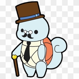 #squirtle #dapper #freetoedit - Pokemon Memes, HD Png Download - squirtle png