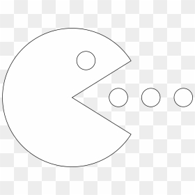 Pacman Coloring Pages To Download And Print For Free - Circle, HD Png Download - pac man png