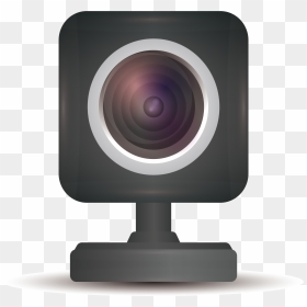 Computer Camera Adobe Illustrator - Camara De Video Para Computador Para Dibujar, HD Png Download - camera emoji png