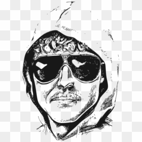 Unabomber Sketch, HD Png Download - gangster png