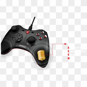 Rgb - Msi Force Gc20 Gaming Controller, HD Png Download - video game controller png