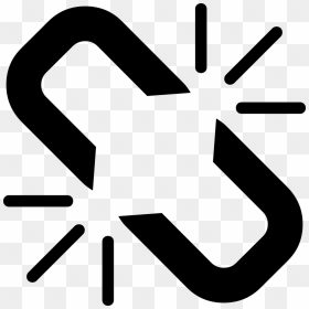 Chain Broken - Unlink Icon, HD Png Download - broken chain png