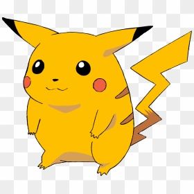 Anime Pokemon Png Transparent Image - Fat Pikachu, Png Download - vhv