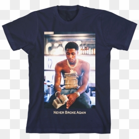 Youngboy Never Broke Again Shirt, HD Png Download - money stack png