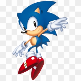 Classic Sonic Artwork, HD Png Download - sanic png