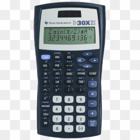 Scientific Calculator Png Photos - Texas Instruments Ti 30x Iis, Transparent Png - calculator png