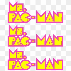 Original Ms Pac Man Logo , Png Download - Ms Pac Man, Transparent Png - pac man png