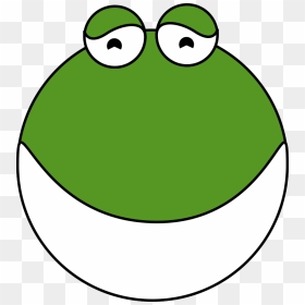 Cute Frog Head Clip - Cartoon Frog With Mouth Open, HD Png Download - sad pepe png