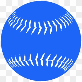 Blue Baseball Clipart , Png Download - Baseball Ball Png Blue, Transparent Png - baseball clipart png