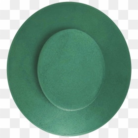 Green Fedora Sun Hat - Plate, HD Png Download - sombra png