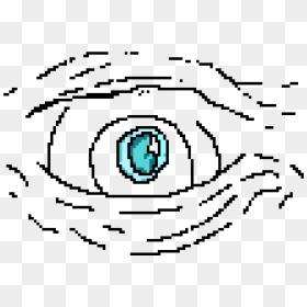 Manga Or Anime Blue Eye - Circle, HD Png Download - anime eye png