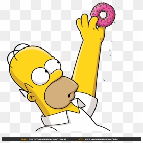 Thumb Image - Homer Simpson Holding A Donut, HD Png Download - simpsons png