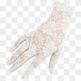 Transparent Png White Gloves Png, Png Download - white lace png