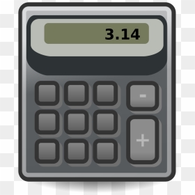 Black Calculator Icon Png, Transparent Png - vhv