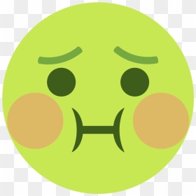 Transparent Throw Up Emoji Png - Nauseas Y Vomitos Png, Png Download - sick emoji png