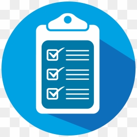 New Enquiry Checklist For Distributors - Check List Icon Blue, HD Png Download - clipboard png