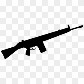 Gunshot,machine Gun,sniper Rifle - Machine Gun Clip Art, HD Png Download - sniper rifle png