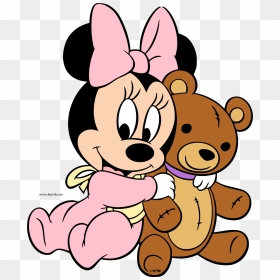 Baby Minnie Bear Toy Clipart Png Clipartly - Clipart Baby Minnie Mouse, Transparent Png - minnie png