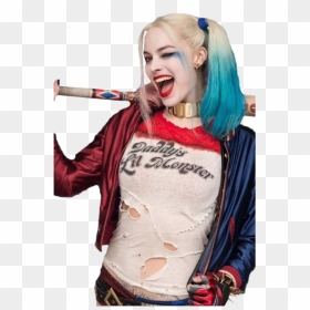 Harley Quinn Hd Wallpaper Phone, HD Png Download - suicide squad logo png
