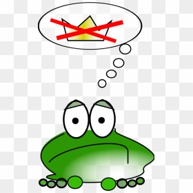 Frog And Toads Clipart - Animal Thinking Png Cartoon, Transparent Png - sad pepe png
