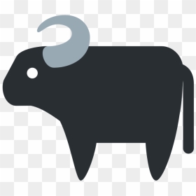 Emojipedia Water Buffalo Sms Cattle - Emoji, HD Png Download - water emoji png