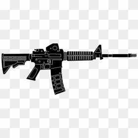 M16 Semi Automatic Rifle, HD Png Download - m16 png