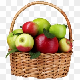 Basket Of Apples Png, Transparent Png - apples png