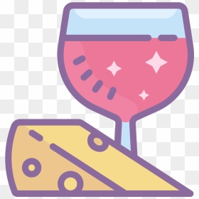 Food And Wine Icon - Food Icon Png Pink, Transparent Png - food icon png