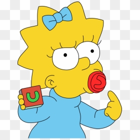 Maggie Simpson Png , Png Download - Maggie Simpson, Transparent Png - simpsons png