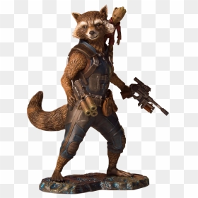 Rocket - Groot And Rocket Statue, HD Png Download - guardians of the galaxy png