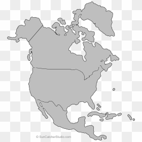 North America Continent Clipart , Png Download - North America Map Png, Transparent Png - north america png