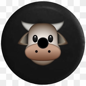 Jeep Wrangler Jl Backup Camera Day Text Emoji Cow Farm - Cartoon, HD Png Download - camera emoji png